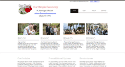 Desktop Screenshot of oursimpleceremony.com